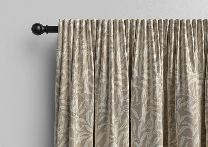 Trailing Vines, Vintage Brown - Made to Measure Curtains - Image 10